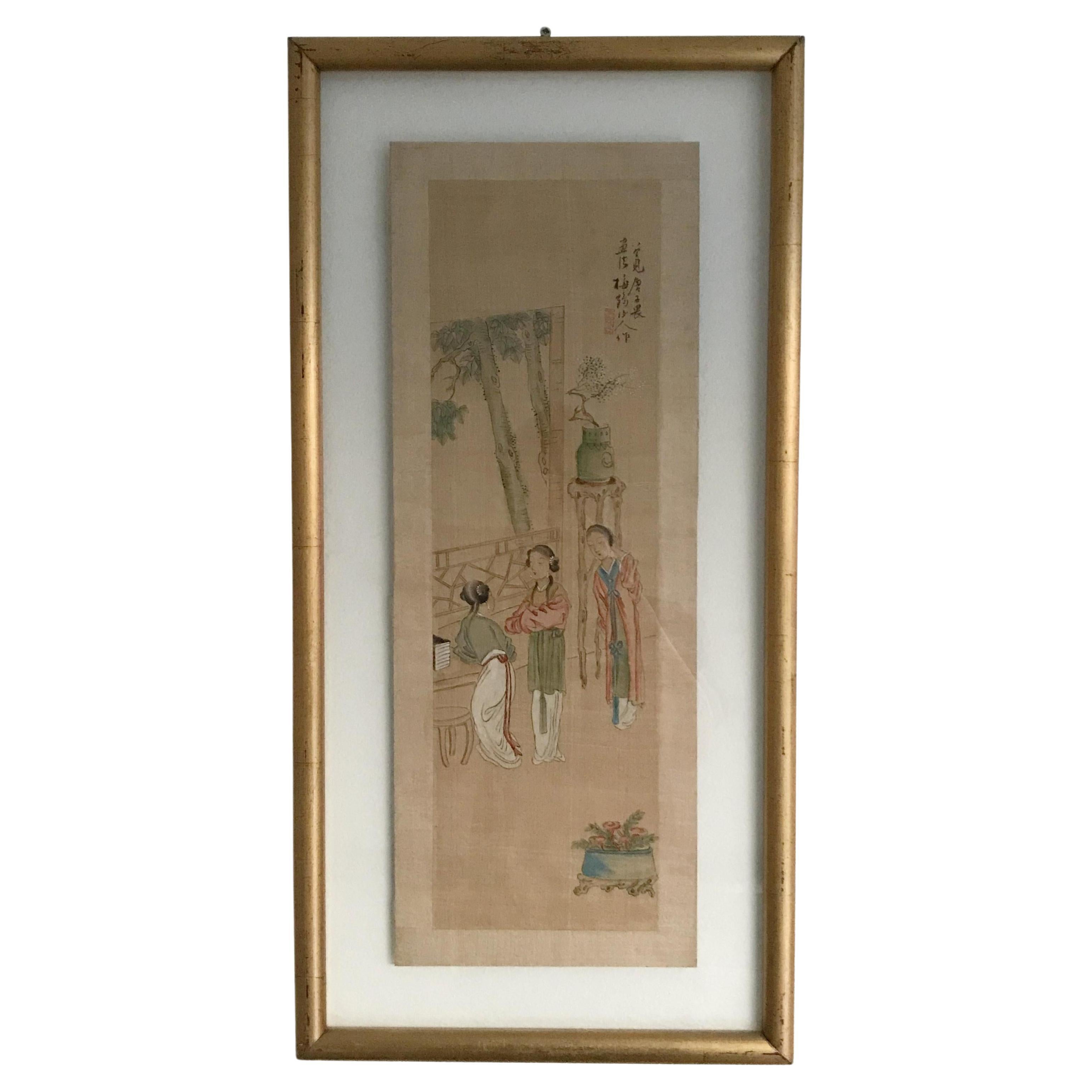 Chinese Watercolor Painting For Sale