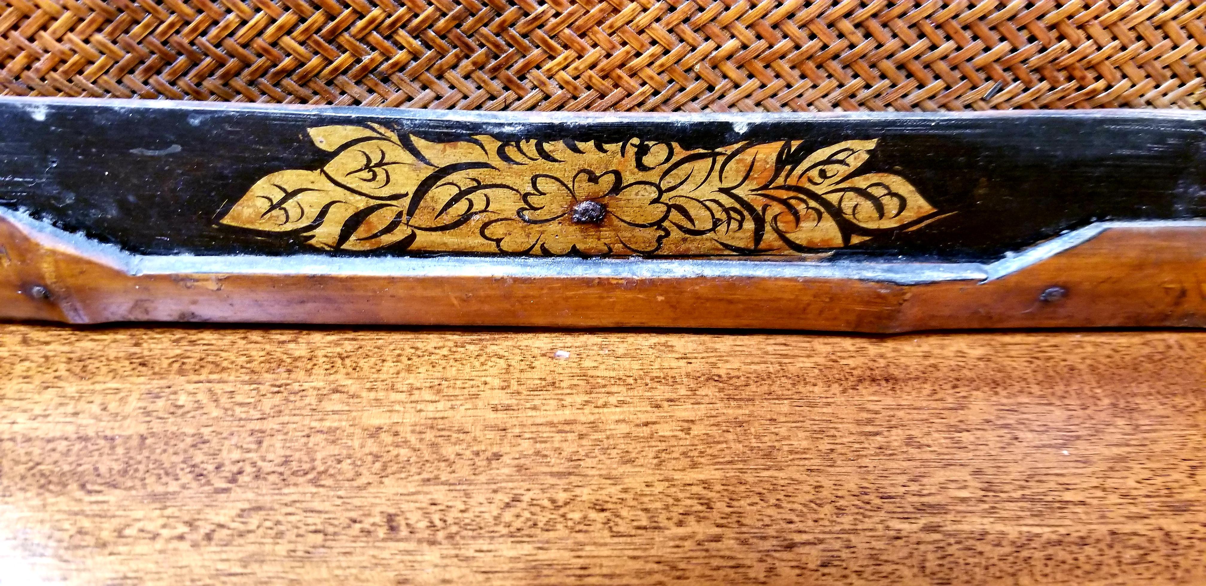 Bamboo Chinese Wedding Basket 19th Century