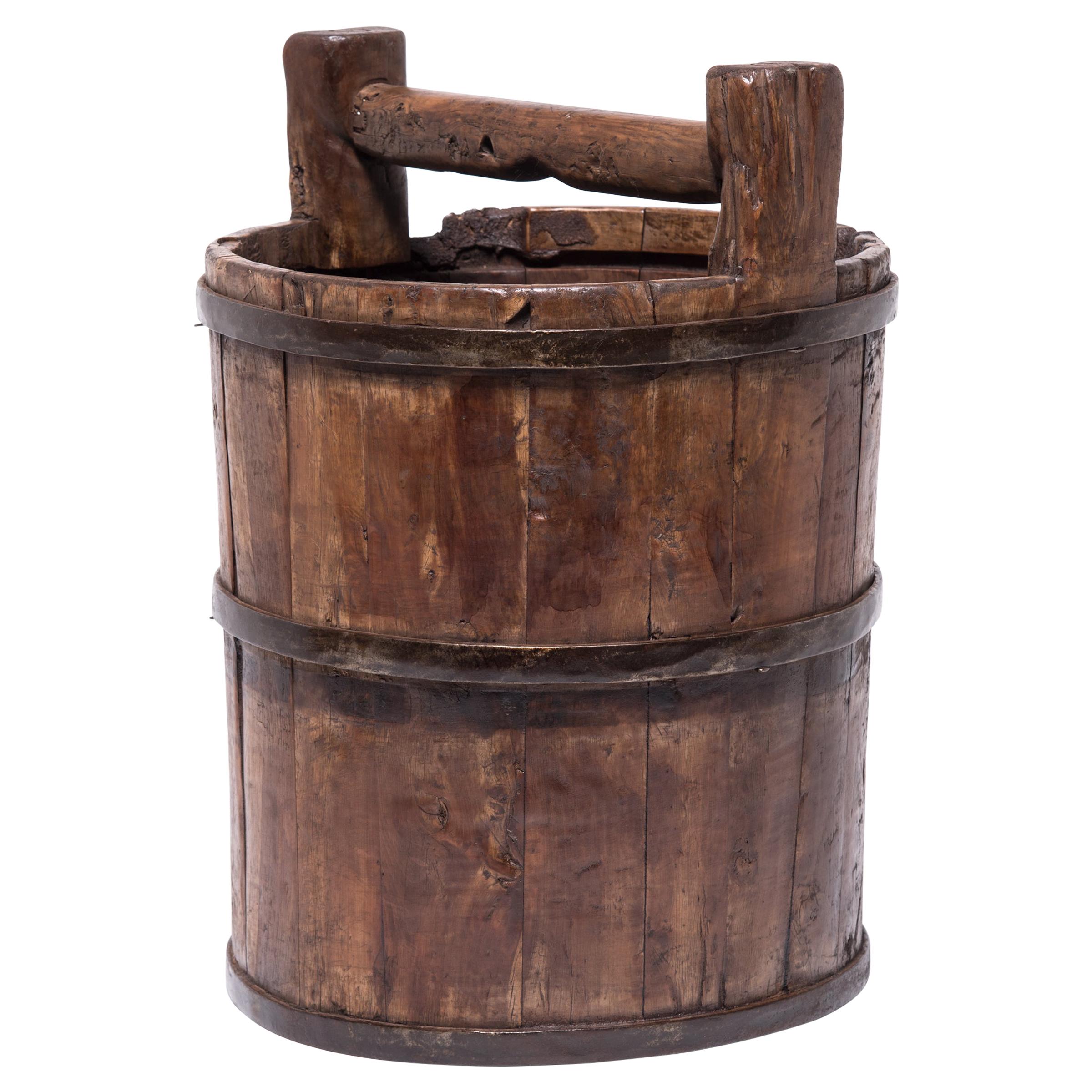 Chinese Well Bucket, c. 1900 For Sale