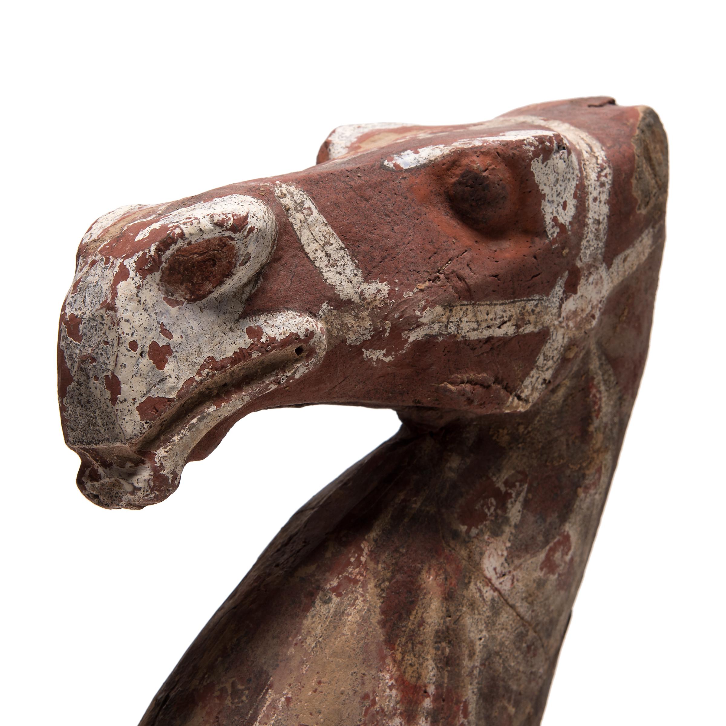 Ceramic Chinese Western Han Mingqi Horse Figure