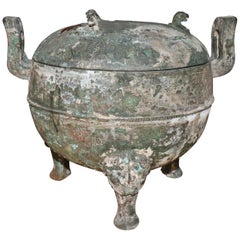 Chinese Western Zhou Period Bronze 'Ding' Cauldron, circa 1046- 771B.C