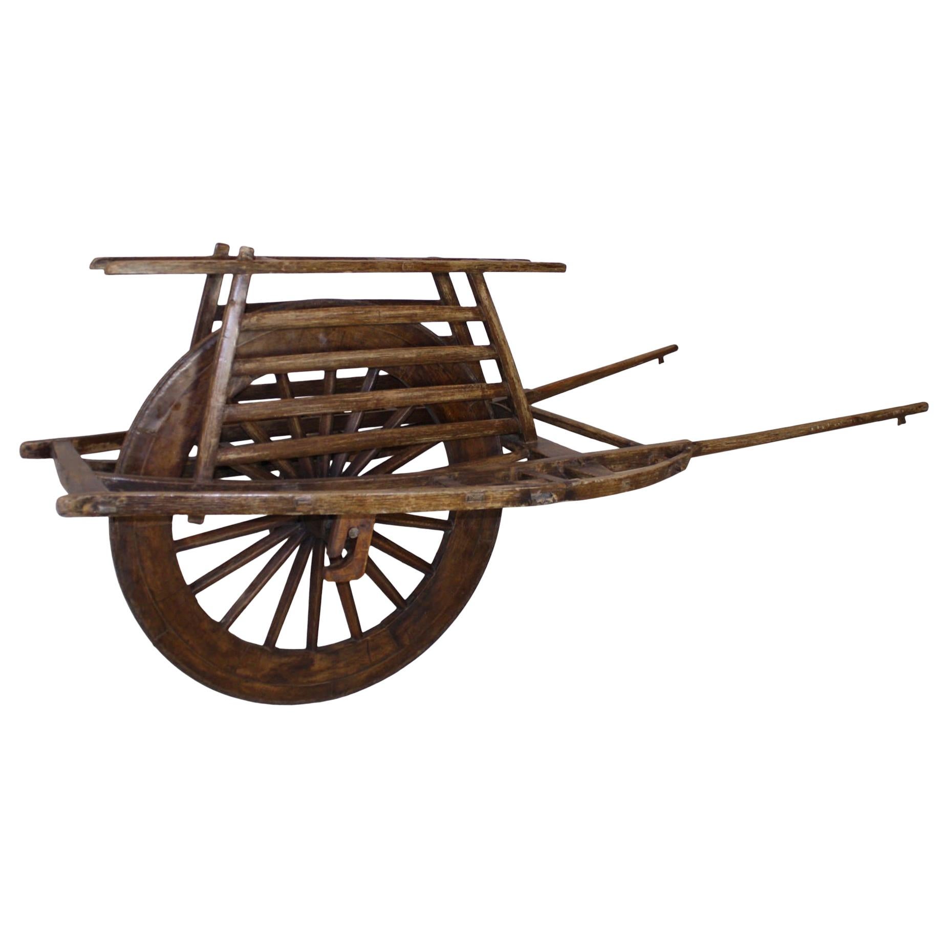 Chinese Wheelbarrow, circa 1900 For Sale