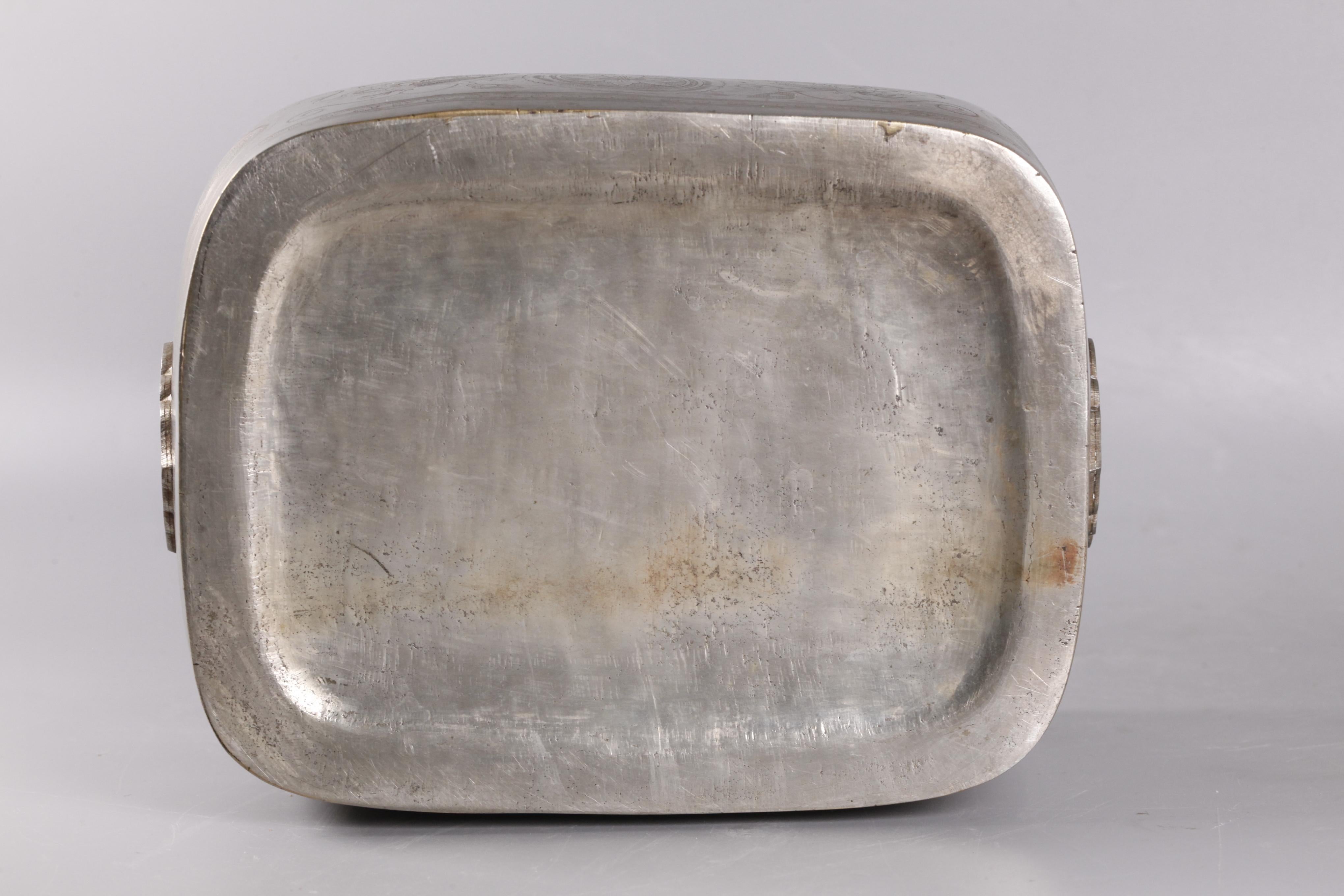 Calientamanos/censario chino de bronce blanco, época republicana Chino en venta