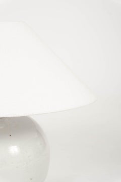 Chinese White Ginger Jar Lamp