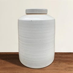 Chinese White Glazed Ginger Jar