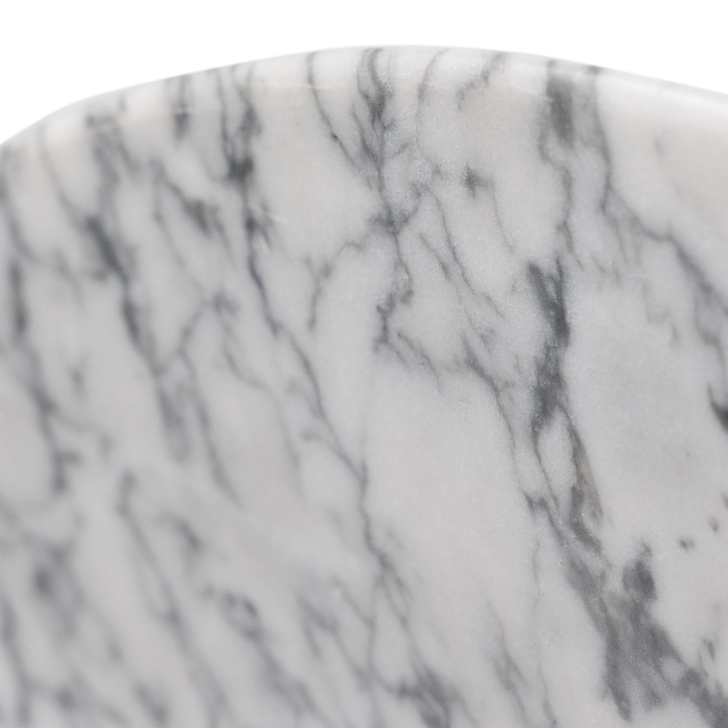 Chinois Disque Bi en marbre blanc de Chine en vente
