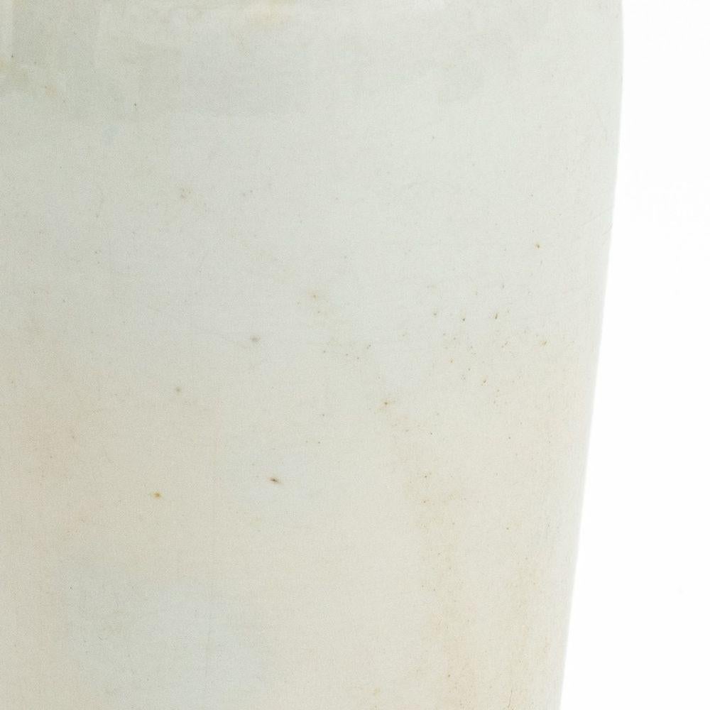 Chinesische weiße Porzellanflasche Vase (Qing-Dynastie) im Angebot