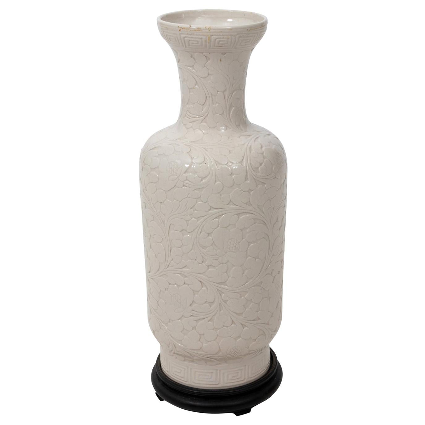 Chinese White Pottery Vase