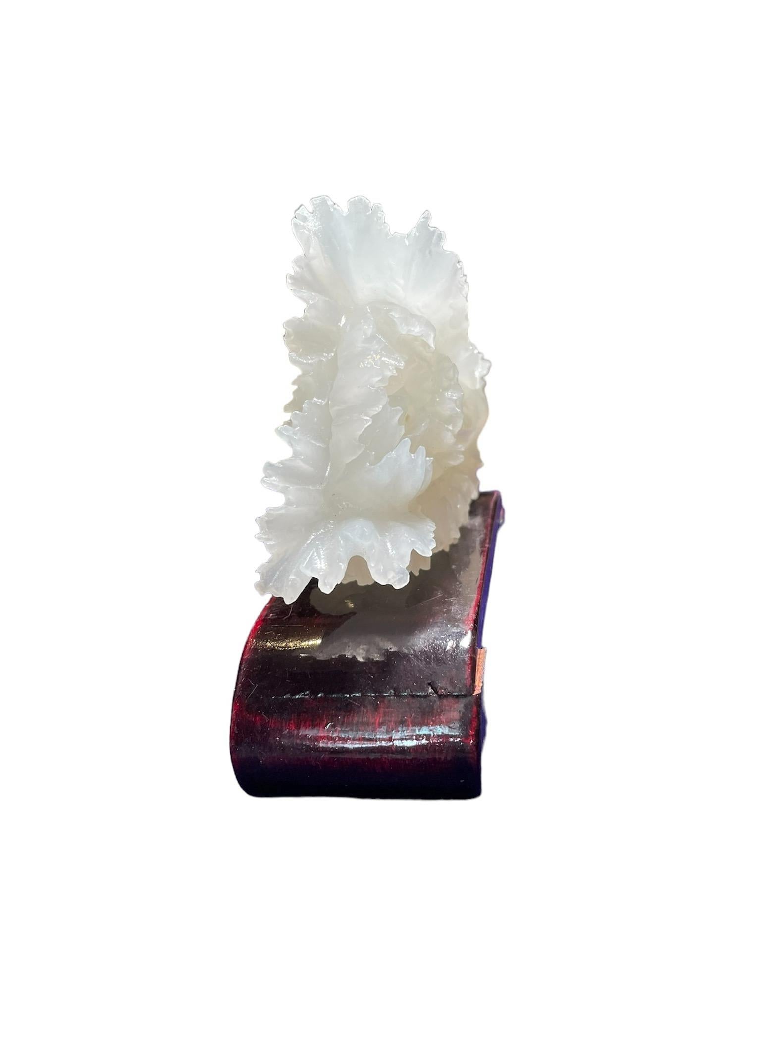 Scultura cinese di cavoli bianchi di piccole dimensioni in vendita 1