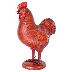Chinese Wicker Rooster
