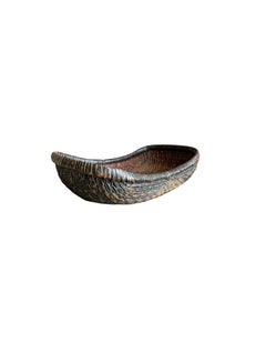 Chinese Willow Reed Grain Basket, c. 1900