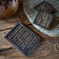 Chinese Wooden Block Printing Set, circa 1900
