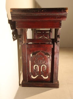 Chinese wooden console table - Altar table antique