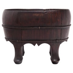 Antique Chinese Wooden Foot Bath, c. 1900