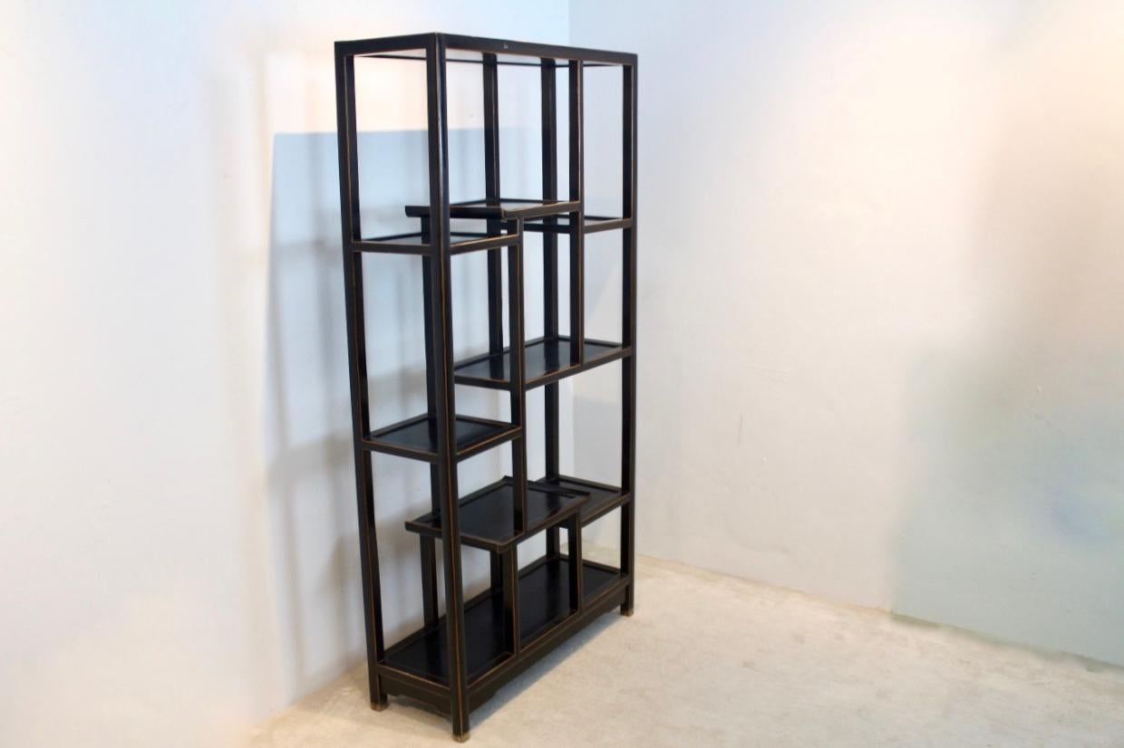 Chinese Wooden Free Standing Shelving Unit 2