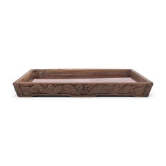 Chinese Wooden Mirror Tray