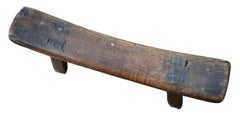 Chinese wooden Neck Rest, 19th Century