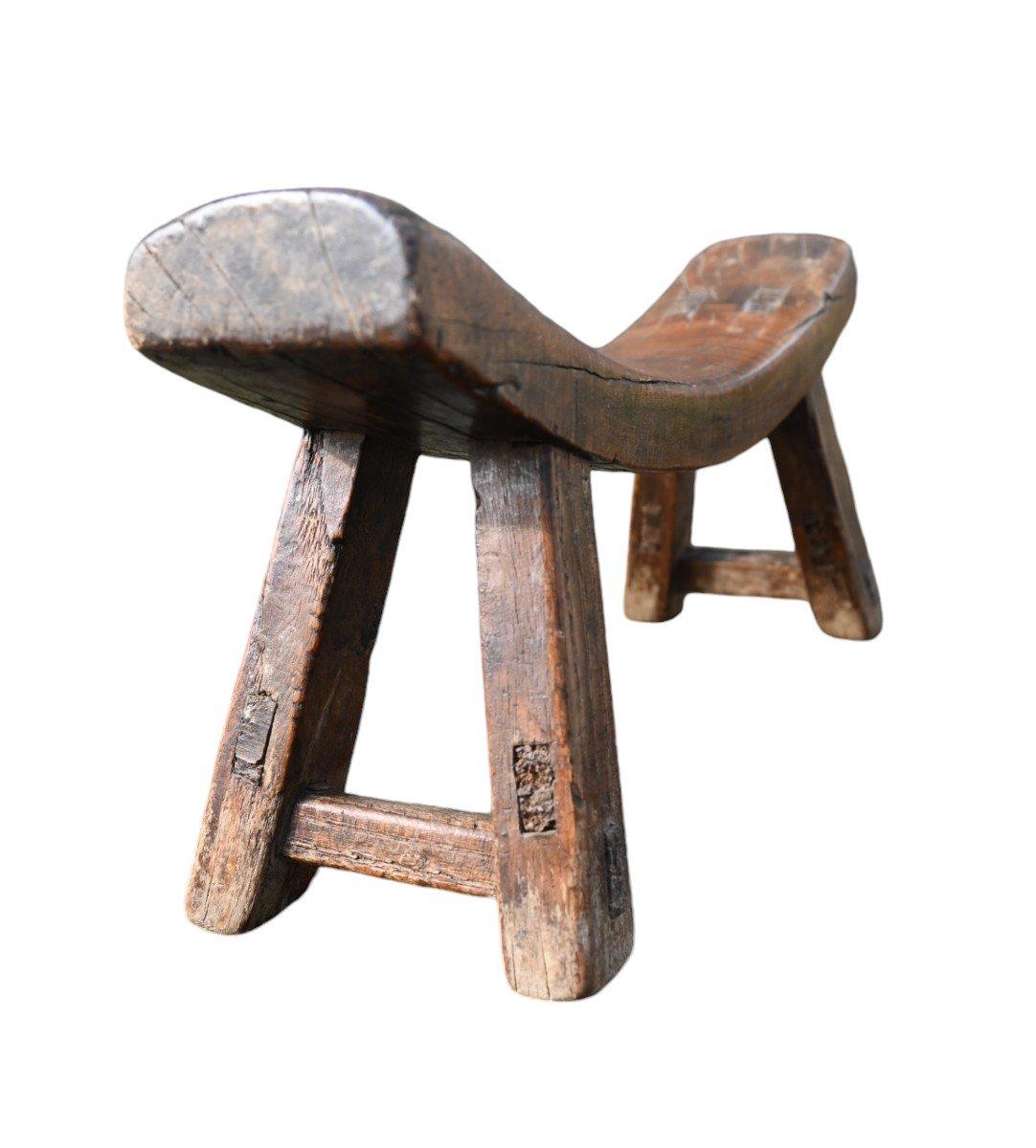 Wood Chinese wooden Neck Rest, 19th Century For Sale