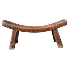 Chinese wooden Neck Rest, 19th Century
