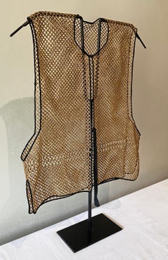Chinese Woven Bamboo Jacket, Qing Dynasty