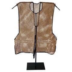 Chinese Woven Bamboo Jacket, Qing Dynasty