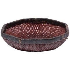 Chinese Woven Field Basket, circa 1900