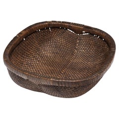 Chinese Woven Grain Basket