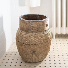 Chinese Woven River Basket, c. 1800