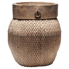 Chinese Woven River Basket, c. 1800