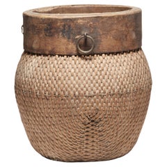Chinese Woven River Basket, c. 1800