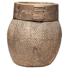 Chinese Woven River Basket, c. 1800