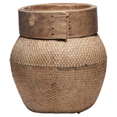 Chinese Woven River Basket, c. 1800
