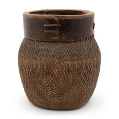Chinese Woven River Basket, circa 1900