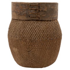 Chinese Woven River Basket, circa 1900