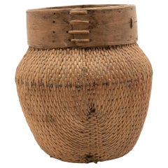 Chinese Woven River Basket, circa 1900