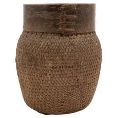 Chinese Woven River Basket, circa 1900