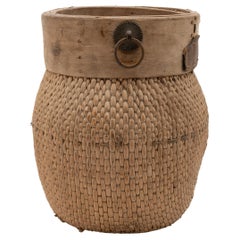 Chinese Woven River Basket, circa 1900