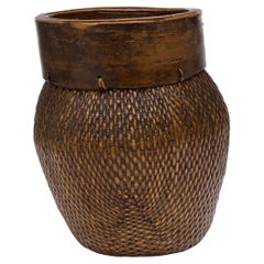 Chinese Woven River Basket, c. 1900