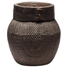 Chinese Woven River Basket, circa 1800