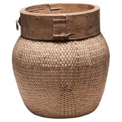 Chinese Woven River Basket, circa 1800