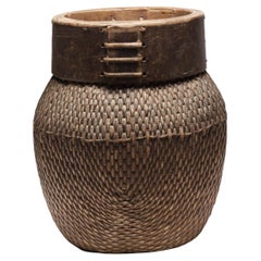 Chinese Woven River Basket, circa 1800