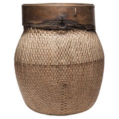 Chinese Woven River Basket, circa 1800