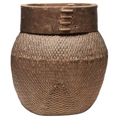 Chinese Woven River Basket, circa 1800