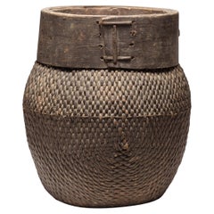 Chinese Woven River Basket, circa 1800