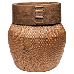 Chinese Woven River Basket, circa 1900