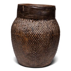Chinese Woven River Basket, circa 1900