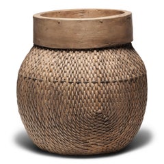 Chinese Woven River Basket, circa 1900