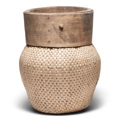 Chinese Woven River Basket, circa 1900