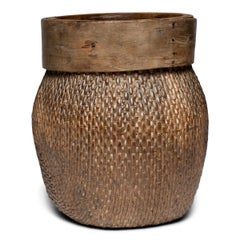 Chinese Woven River Basket, circa 1900