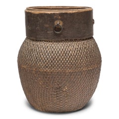 Chinese Woven River Basket, circa 1900